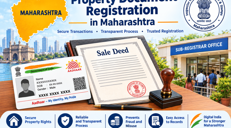 Maharashtra makes Aadhaar authentication mandatory for property registration services